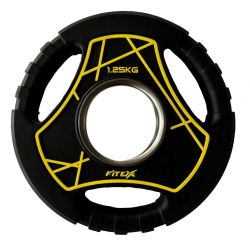 Диск "Олимпийский" полиуретановый с ручками FITEX PRO LP