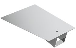 Крышка ящика для упора шеста (стальной лист 3 мм)