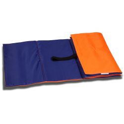 Коврик гимнастический детский INDIGO SM-043-OBL (оранжево-синий)