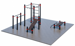 Уличная спортивная площадка Воркаут ТС-1-1