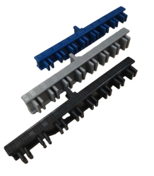 Угловой элемент 90° для переливной решетки (цветной) 22х195 мм