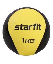 Медбол высокой плотности STARFIT GB-702 1 кг (желтый)
