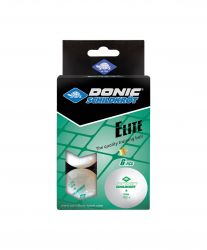 Мяч для настольного тенниса DONIC Elite 1* (6 шт.) белый Мяч для настольного тенниса DONIC Elite 1* (6 шт.) белый