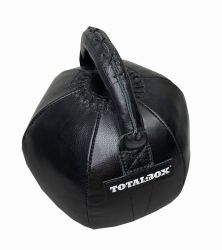 Медбол-гиря TOTALBOX ГР (нат. кожа) 15 кг