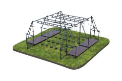 Комплекс полосы препятствий Переправа шахматный конь