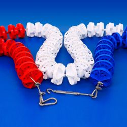 Дорожка разделительная волногасящая 50 м d=100 мм СТАНДАРТ талреп, трос 51 м (в разборе)