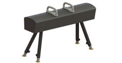 Конь гимнастический маховый (иск. кожа) СТД-42