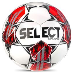 Мяч футбольный SELECT Diamond V23 №4 (ТПУ) бело-красный Мяч футбольный SELECT Diamond V23 №4 (ТПУ) бело-красный