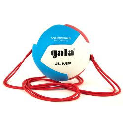 Мяч волейбольный на растяжках GALA Jump 12" BV5485S №5 (ПУ) красно-сине-желтый Мяч волейбольный на растяжках GALA Jump 12" BV5485S №5 (ПУ) красно-сине-желтый