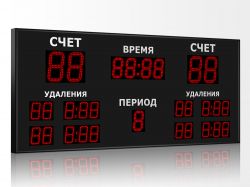 Табло для хоккея 1700x750 мм ER2 3.0 Кд красный