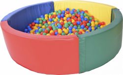 Круглый сухой бассейн 2000х500х100мм