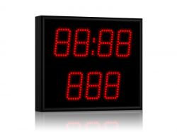 Табло для гиревого спорта 400x350 мм R 0.5 Кд красный (мастер-табло)