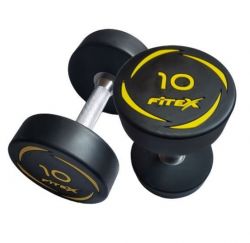 Комплект полиуретановых гантелей 12,5-35 кг (10 пар) FITEX PRO FTX-415
