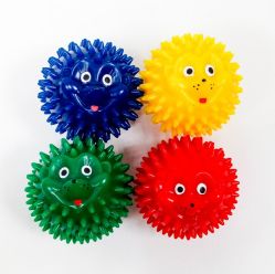 Массажный мяч-ежик 10 см (игольчатый)