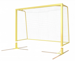 Ворота для пляжного мини-футбола/гандбола 3х2 алюминиевые 80х80 мм мобильные SPORTWERK (SpW-AS-300-3P)