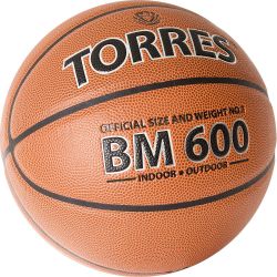 Мяч баскетбольный TORRES BM600 №7 (ПУ) Мяч баскетбольный TORRES BM600 №7 (ПУ)