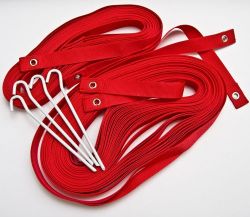 Разметка для пляжного волейбола KV.REZAC 8х16 м (красная)