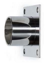 Торцевой кронштейн поручня (на стену) нержавеющая сталь