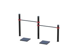 Перекладины стационарные разноуровневые с упором для ног 89 мм