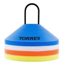 Фишки для разметки поля TORRES усеченные конусы (40шт., пластик, 4 цвета) Фишки для разметки поля TORRES усеченные конусы (40шт., пластик, 4 цвета)