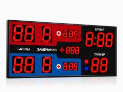 Табло для самбо 1450x650 мм