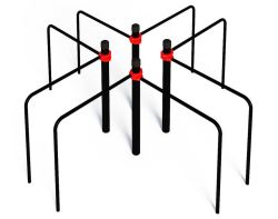 Комплекс Воркаут из параллельных брусьев 89 мм