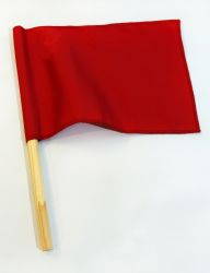 Флажок судейский красный