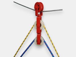 Комплект страховочных блоков (для передвижной, беговой лонжи)