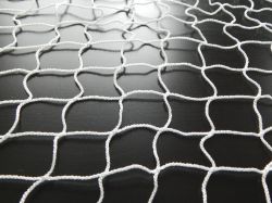 Сетка для ворот для хоккея на траве 3,6х2,2х1,30 м 40х40 мм 5 мм зеленая, безузловая