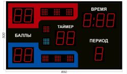 Табло для греко-римской и вольной борьбы 850x500 мм Табло для греко-римской и вольной борьбы 850x500 мм