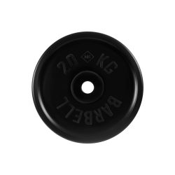 Диск обрезиненный евро-классик 20кг, d=51мм (черный) MB Barbell MB-PltBE-20