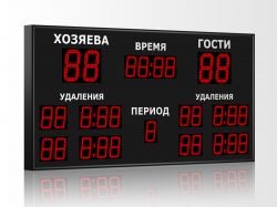 Табло для хоккея 1400x700 мм ER 0.5 Кд красный