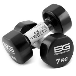 Гантели для аэробики виниловые BRONZE GYM BG-FA-VD 7 кг