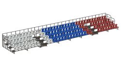 Трибуна сборно-разборная 4-х рядная на 132 места СТ-296