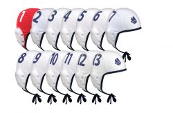 Шапочки для водного поло MADWAVE WATERPOLO SET (13 шт.) белые
