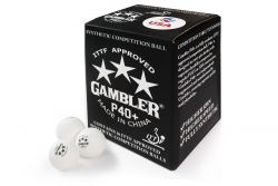 Мяч для настольного тенниса GAMBLER P40+ BALL (36 шт.) Мяч для настольного тенниса GAMBLER P40+ BALL (36 шт.)
