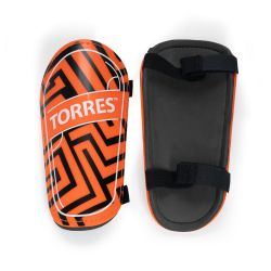 Щитки футбольные TORRES Club (оранжевые) XS