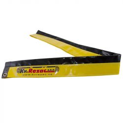 Карманы для сеток пляжного волейбола KV.REZAC (желто-черные)