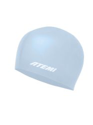 Шапочка для плавания ATEMI Big Silicone Cap голубой