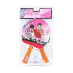 Набор для настольного тенниса DOUBLE FISH 036A (2 ракетки и 3 мяча)