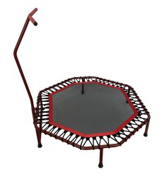 Профессиональный батут для джампинга с ручкой, восьмиугольный (европейская сетка)