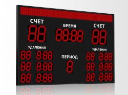 Табло для хоккея 2700x1750 мм ER2 3.0 Кд красный