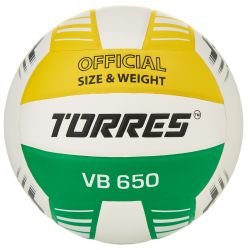 Мяч волейбольный TORRES VB 650 V32425 №5 (ПУ) Мяч волейбольный TORRES VB 650 V32425 №5 (ПУ)
