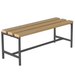 Скамейка для раздевалок без спинки (цельная) 2500 мм