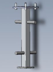 Закладная опора для уличного тренажера FOREMAN FY-481.01 (глубина 500 мм)
