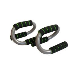 Упоры для отжимания (мягкие неопреновые ручки) зеленый