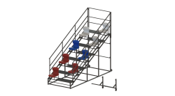 Вышка судейская для легкой атлетики (8 мест) СТ-18 Вышка судейская для легкой атлетики (8 мест) СТ-18