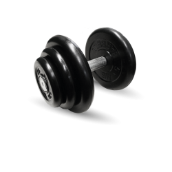 Гантель с вращающейся ручкой ПРОФИ (3,5-26 кг) MB Barbell MB-FdbM-B 18,5 кг