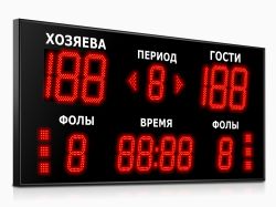 Табло для баскетбола 1750х800 мм R 0.5 Кд