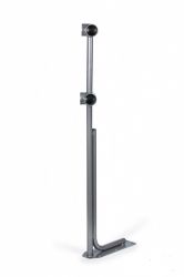 Кронштейн для хореографического (балетного) станка угловой напольный двухрядный белый